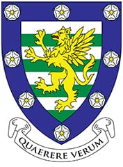 The Downing College crest.