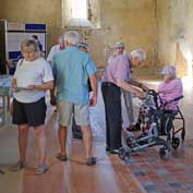 St Denis' church, East-Hatley was open over the weekend on 13th to 15th September 2019 for the Heritage Open Days festival. Over 100 people came to look round and generously donated £252.45 to the Friends of Friendless Churches, which owns the building to help in its endeavours to complete the restoration of the church.