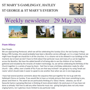 St Mary's, Gamlingay, weekly newsletter – 22nd May 2020.