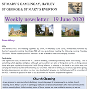 St Mary's, Gamlingay, weekly newsletter – 19th June 2020.