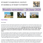 St Mary's, Gamlingay, weekly newsletter – 26th June 2020.