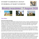 St Mary's, Gamlingay, weekly newsletter – 7th August 2020.