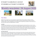 St Mary's, Gamlingay, weekly newsletter – 28th August 2020.