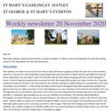 St Mary's, Gamlingay, weekly newsletter – 20th November 2020.