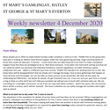 St Mary's, Gamlingay, weekly newsletter – 4th December 2020.