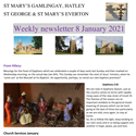 St Mary's, Gamlingay, weekly newsletter – 8th January 2021.