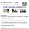 St Mary's, Gamlingay, weekly newsletter – 8th October 2021.