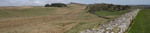 Hadrian's Wall at Housesteads Roman Fort (Vercovicium), an English Heritage site near Hexham in Northumberland. Its what3words are rental.puzzle.outcasts. Photo: Peter Mann.