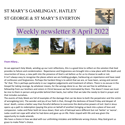 St Mary's, Gamlingay, weekly newsletter – 8th April 2022.