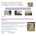 St Mary's, Gamlingay, weekly newsletter – 8th July 2022.