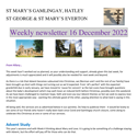 St Mary's, Gamlingay, weekly newsletter – 16th December.