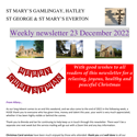 St Mary's, Gamlingay, weekly newsletter – 23rd December.