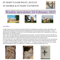 St Mary's, Gamlingay, weekly newsletter – 24th February 2023.