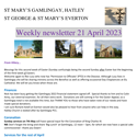 St Mary's, Gamlingay, weekly newsletter – 21st April 2023.