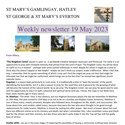 St Mary's, Gamlingay, weekly newsletter – 19th May 2023.