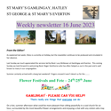 St Mary's, Gamlingay, weekly newsletter – 16th June 2023.