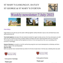 St Mary's, Gamlingay, weekly newsletter – 7th July 2023.