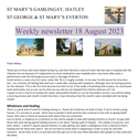 St Mary's, Gamlingay, weekly newsletter – 18th August 2023.