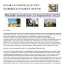 St Mary's, Gamlingay, weekly newsletter – 15th September 2023.