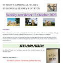 St Mary's, Gamlingay, weekly newsletter – 13th October 2023.