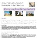 St Mary's, Gamlingay, weekly newsletter – 20th October 2023.