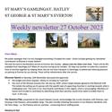 St Mary's, Gamlingay, weekly newsletter – 27th October 2023.