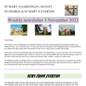 St Mary's, Gamlingay, weekly newsletter – 3rd November 2023.