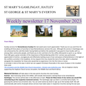 St Mary's, Gamlingay, weekly newsletter – 17th November 2023.