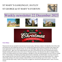 St Mary's, Gamlingay, weekly newsletter – 22nd December 2023.