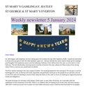 St Mary's, Gamlingay, weekly newsletter – 5th January.