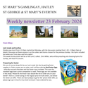 St Mary's, Gamlingay, weekly newsletter – 23rd February.