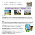 St Mary's, Gamlingay, weekly newsletter – 1st March.