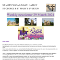 St Mary's, Gamlingay, weekly newsletter – 29th March.