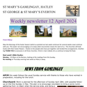 St Mary's, Gamlingay, weekly newsletter – 12th April.