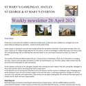 St Mary's, Gamlingay, weekly newsletter – 26th April.