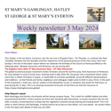 St Mary's, Gamlingay, weekly newsletter – 3rd May.