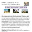 St Mary's, Gamlingay, weekly newsletter – 7th June.