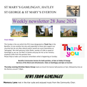 St Mary's, Gamlingay, weekly newsletter – 28th June.