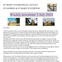 St Mary's, Gamlingay, weekly newsletter – 5th July.