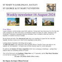 St Mary's, Gamlingay, weekly newsletter – 16th August.