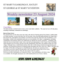 St Mary's, Gamlingay, weekly newsletter – 23rd August.