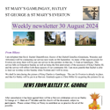 St Mary's, Gamlingay, weekly newsletter – 30th August.