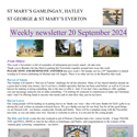 St Mary's, Gamlingay, weekly newsletter – 20th September.