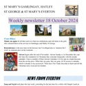 St Mary's, Gamlingay, weekly newsletter – 18th October.