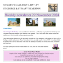 St Mary's, Gamlingay, weekly newsletter – 29th November.