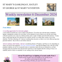 St Mary's, Gamlingay, weekly newsletter – 6th December.