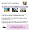 St Mary's, Gamlingay, weekly newsletter – 13th December.