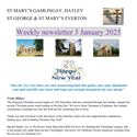 St Mary's, Gamlingay, weekly newsletter – 3rd January 2025