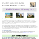 St Mary's, Gamlingay, weekly newsletter – 10th January 2025