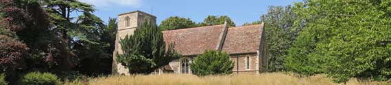 St Giles' church, Tadlow – now vested with the Friends of Friendless Churches. The church, listed Grade II*, was restored by William Butterfield in 1860 and again by the FoFC on 2022. Photo by Peter Mann / Buzz Associates, on 18th July 2025